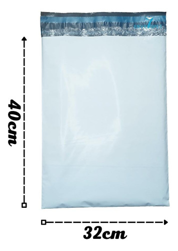 100 Envelope Plastico Correios Com Bolha 32x40 Envios