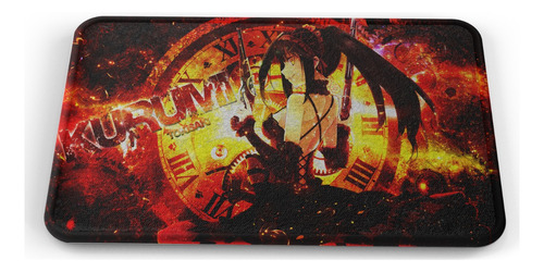 Tapete Kurumi Tokisaki Reloj Fuego Baño Lavable 50x80cm