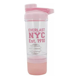 Botella Shaker Everlast 500 Batido Suplementos Combinado Color Rosa