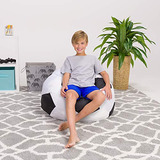 Posh Beanbags Bean Bag Chair, Large-38in, Balón De Fútbol De