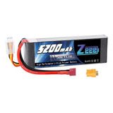 Bateria Lipo 5200mah 50c 11.1v 3s Rc Con Xt60 Y Deans Conect