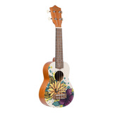 Ukelele Soprano Bamboo U-21 Spring + Funda Color Gris