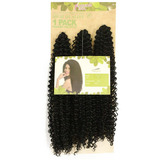 Cabelo Orgânico - Sleek True Me Crochet Braid - Tulipa Cor Preto #1b