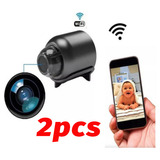 2 Unidades Mini Spy Wifi X5 P2p Vision Nocturna Fullhd Micro