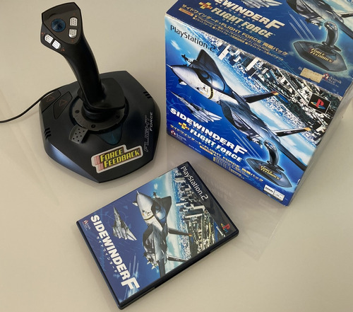 Controle Manche Joystick Flight Force Feedback Ps2