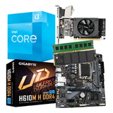 Combo Actualizacion Pc Intel I3 12100f + 8gb Ssd 240gb Gt210