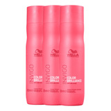 Kit 3 Color Brilliance Shampoo 250ml - Wella