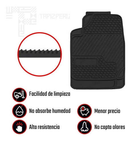 Piso De Jebe Pvc Pesado Para Frontier,versa,sentra,qashqai Foto 2