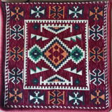 Forro De Cojín Turco En Kilim Doble Cara 40x40