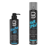 Kit Gel Shaving De Afeitar + Spray Para Cabello Level 3