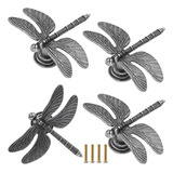 4 Pcs Dragonfly Cabinet Knobs,drawer Cabinets Dresser Cupbo.