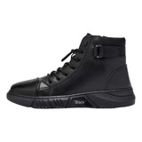 Botines Para Hombre, Zapatos Casuales De Cuero Pu