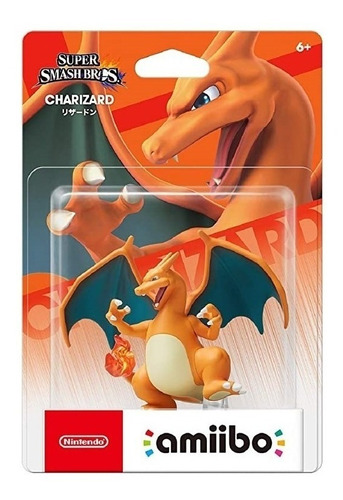 Figura Amiibo Charizard Pokémon Super Smash Bros