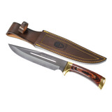 Cuchillo Muela Jabalí 21 R Madera Funda Caza España