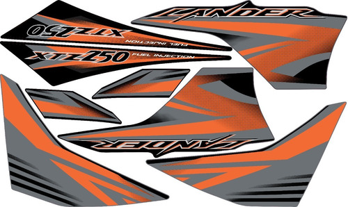 Kit Adesivos Yamaha Lander Xtz 250 2011 