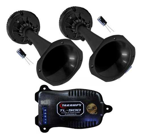 2 Driver Bomber Db200 Audio Car Cornetas Corta O Larga Cjf