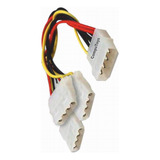 Zfte03 Cable Triplicador Poder Molex Ide 1x3 Computoys