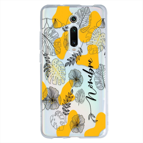 Funda Xiaomi  Flores Antigolpes Personalizada Con Tu Nombre