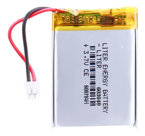 Bateria De Litio 3.7v 800mah Recargable 603040 Lithium