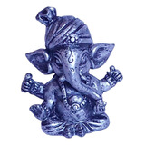 Genesha, Dios Hindu Figura De Yeso Pintada 