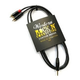Cable Western Mini Plug Stereo 3.5mm A Dos Rca - 1,5mts