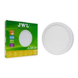 Plafon Led Sobreponer Redonda 24w Luz Calida Jwj 3pzs