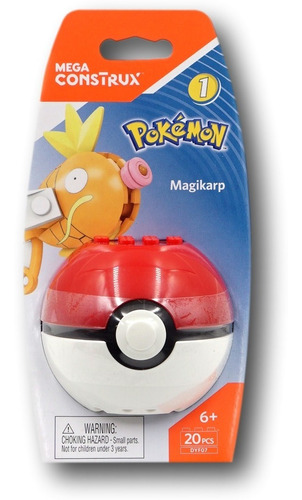 Mega Construx Pokémon Pokeball Serie 1 Magikarp