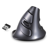 Delux Mouse Vertical Ergonómico Inalámbrico 2,4g Y 1600 Dpi