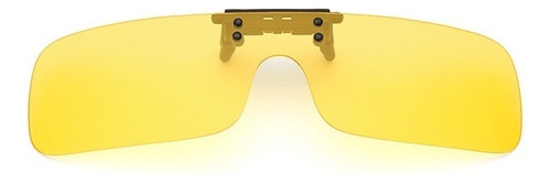 Nova Lentes Óculos Clip On Polarizado Proteção U V 400 Cor Amarelo Cor Da Lente Amarelo