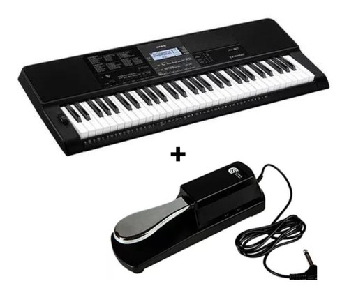 Teclado Casio Ct-x800 5/8 61 Teclas + Pedal Sustain De Bico