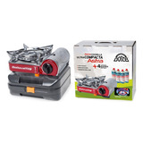 Pack Cocinilla Astra Con 4 Gas 227 Rs Rojo Doite