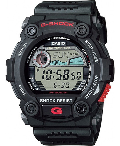 Relógio Casio G-shock Tábua De Maré G-7900-1dr  G-rescue