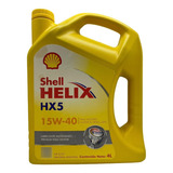 Aceite Shell Helix Hx5 15w-40 Lubricante Para Motor 4litros