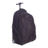 Mochila Carrinho 2x1 2 Compartimentos Sestini New Next Preto