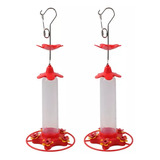 2 Comederos Para Pájaros Hummingbird Drinker Mini De 350 Ml,