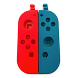 Carcasa Rojo + Azul Joycon Compatible Con Nintendo Switch 