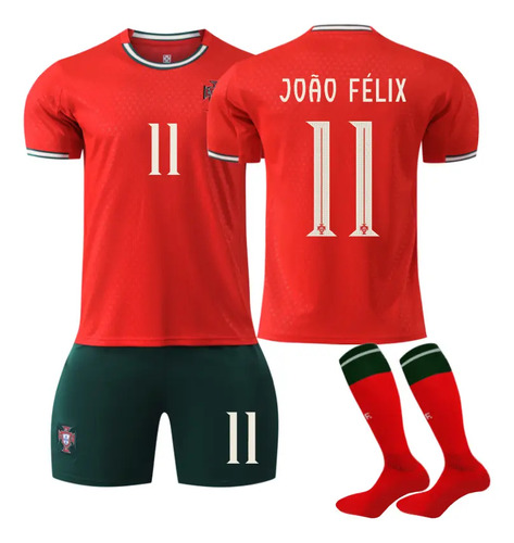25-26 Portugal 11 João Félix Vestuário De Futebol + Meias