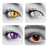 Cosplay Lentes De Contacto Cosmeticos De Halloween+estuche