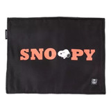 Jogo Americano Tapete Para Cachorro Pet Snoopy Face Preto