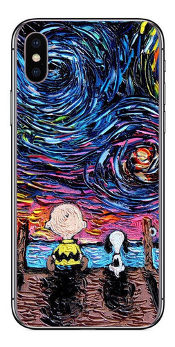 Funda Para iPhone Todos Los Modelos Tpu Van Gogh 9