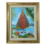 Quadro Nossa Senhora Aparecida Pescadores - 50cm X 40cm