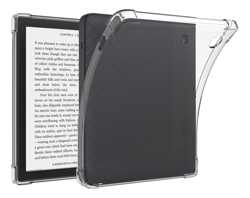 Jkase Funda De Tpu Transparente Compatible Con Kobo Libra 2.