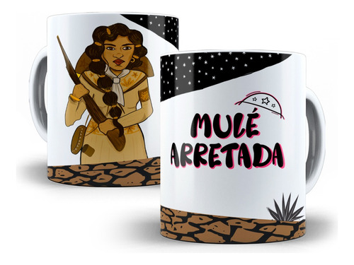 Caneca Tema Nordestino + Caixinha - Opção 03