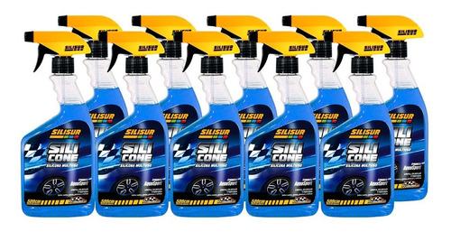 Silicona Perfumada Líquida Spray Multiuso 500cc Pack X10un Color Incoloro Fragancia New Car