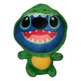 Stitch Peluche 22cm Aprox Disfrazado Dinosaurio T Rex 