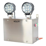 Luminaria Emergencia Industrial Kolff Kc 2000 Inox Ip65 Ext.