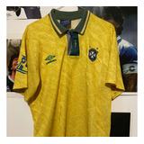 Camiseta Umbro De Brasil 1991-1992, Perfecto Estado