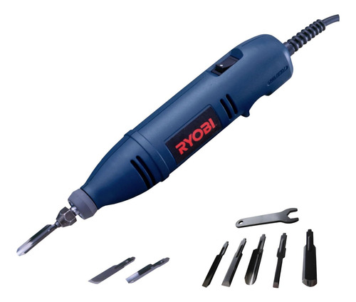 Dc-501f Ryobi Cuchillo Eléctrico Para Tallar Con 5 Cuchillas