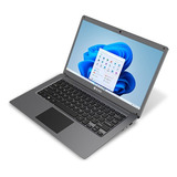 Notebook Cel Xr3+4gb 64+256ssd W11 14.1p Exo Gris Oscuro