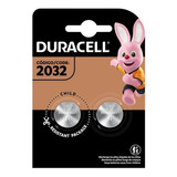 Bateria Pilha Duracell Moeda Lítio Cr2032 3v Cartela C/2un